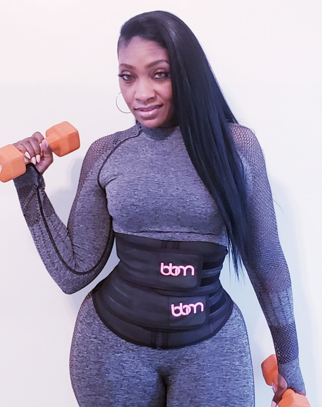 Double Strap Compression Waist Trainer – Body By Me Fitness